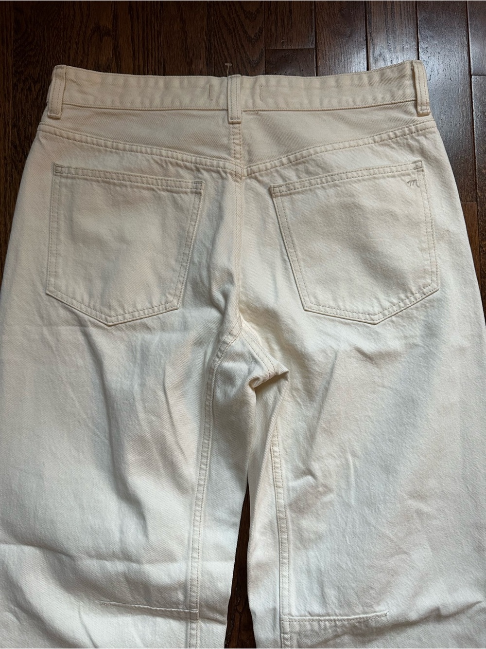 NWT Madewell Darted Barrel-Leg Jean Vintage Canvas 27 - Picture 13 of 15